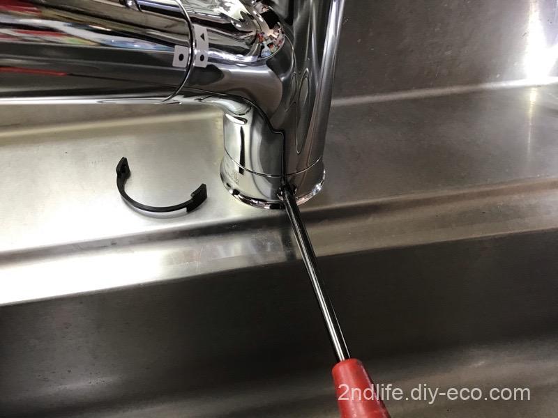 キッチン混合水栓の交換