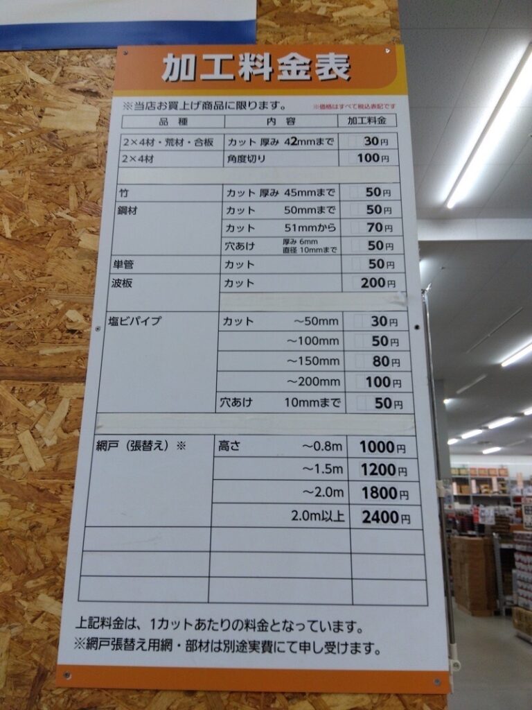 コメリカット料金表