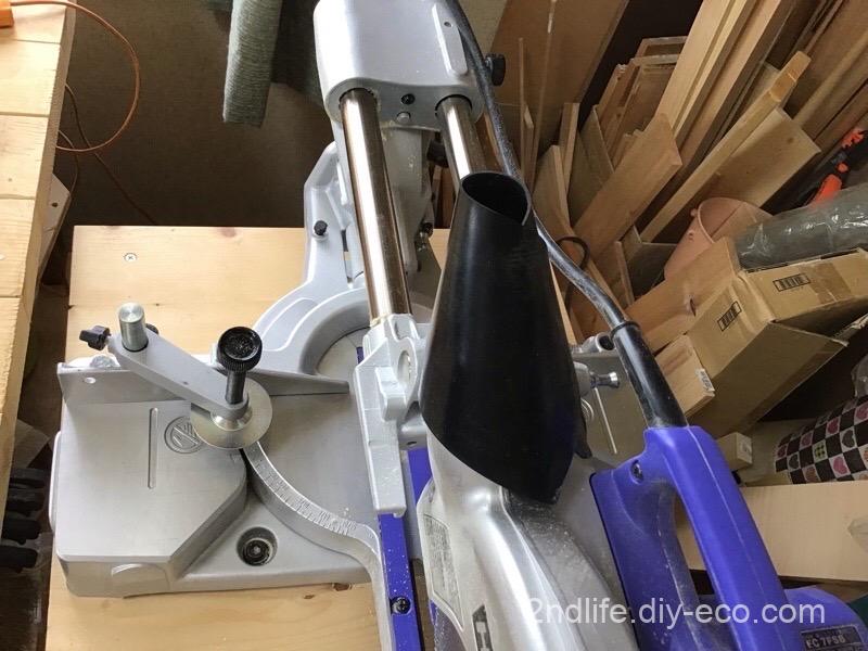スライド丸ノコとサイクリーパーの接続
